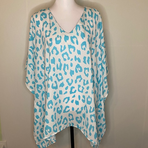Swim suit coverup or Tunic one size fits like L or XL - Picture 1 of 4
